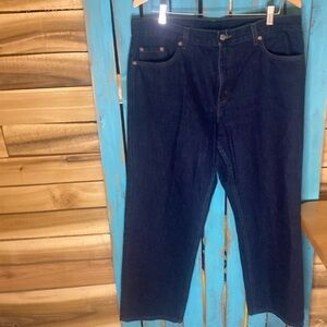 Vintage Y2K Levi’s 577 dark wash jeans size 16 inseam 30 made in USA cotton